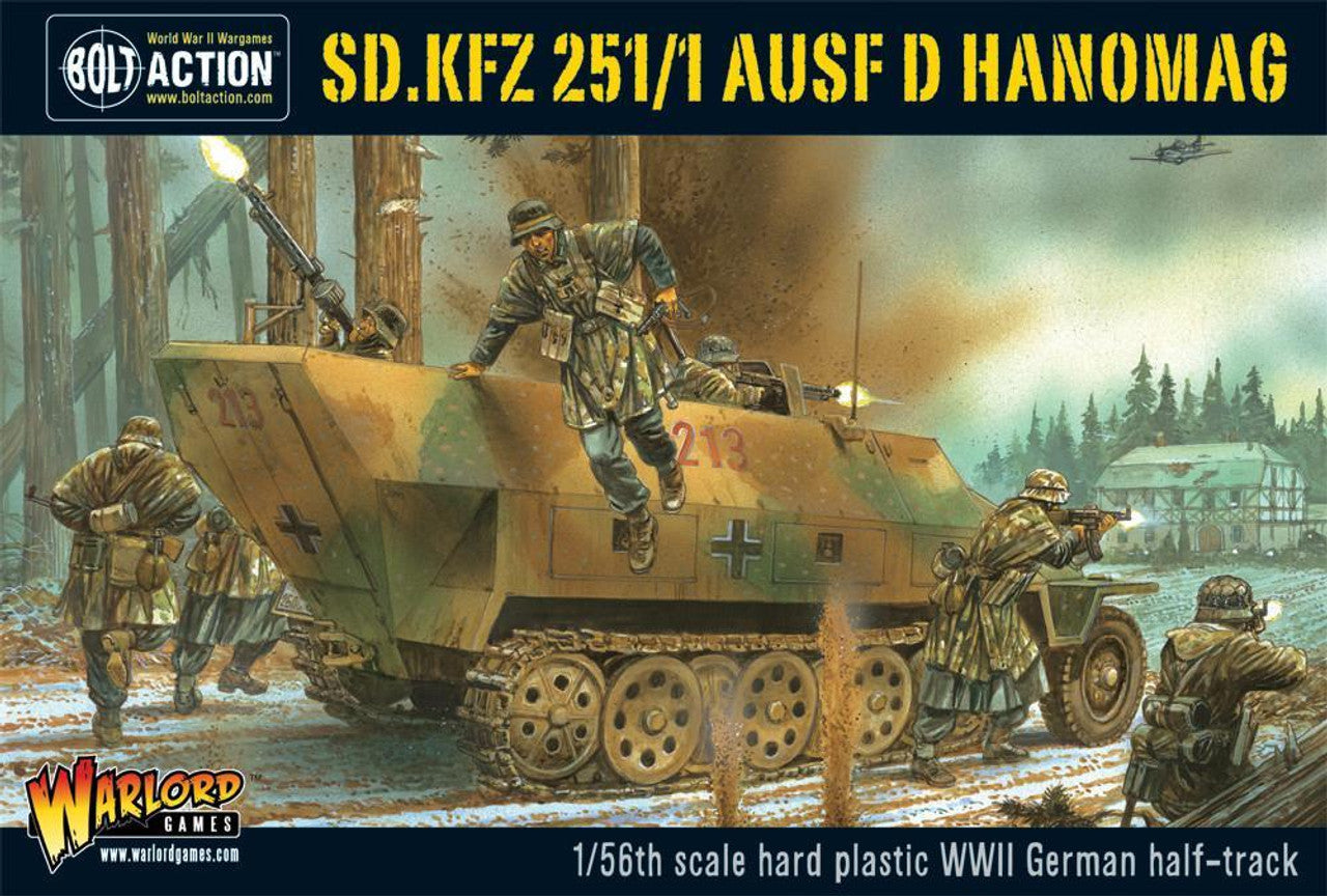 Sd.Kfz 251/1 ausf D Hanomag (plastic box set)