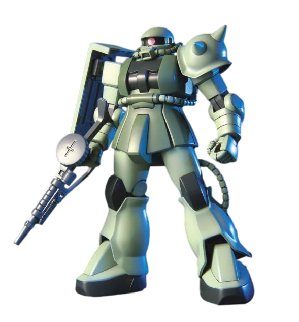 #40 MS-06 Zaku II Mobile Suit Gundam, Bandai HGUC