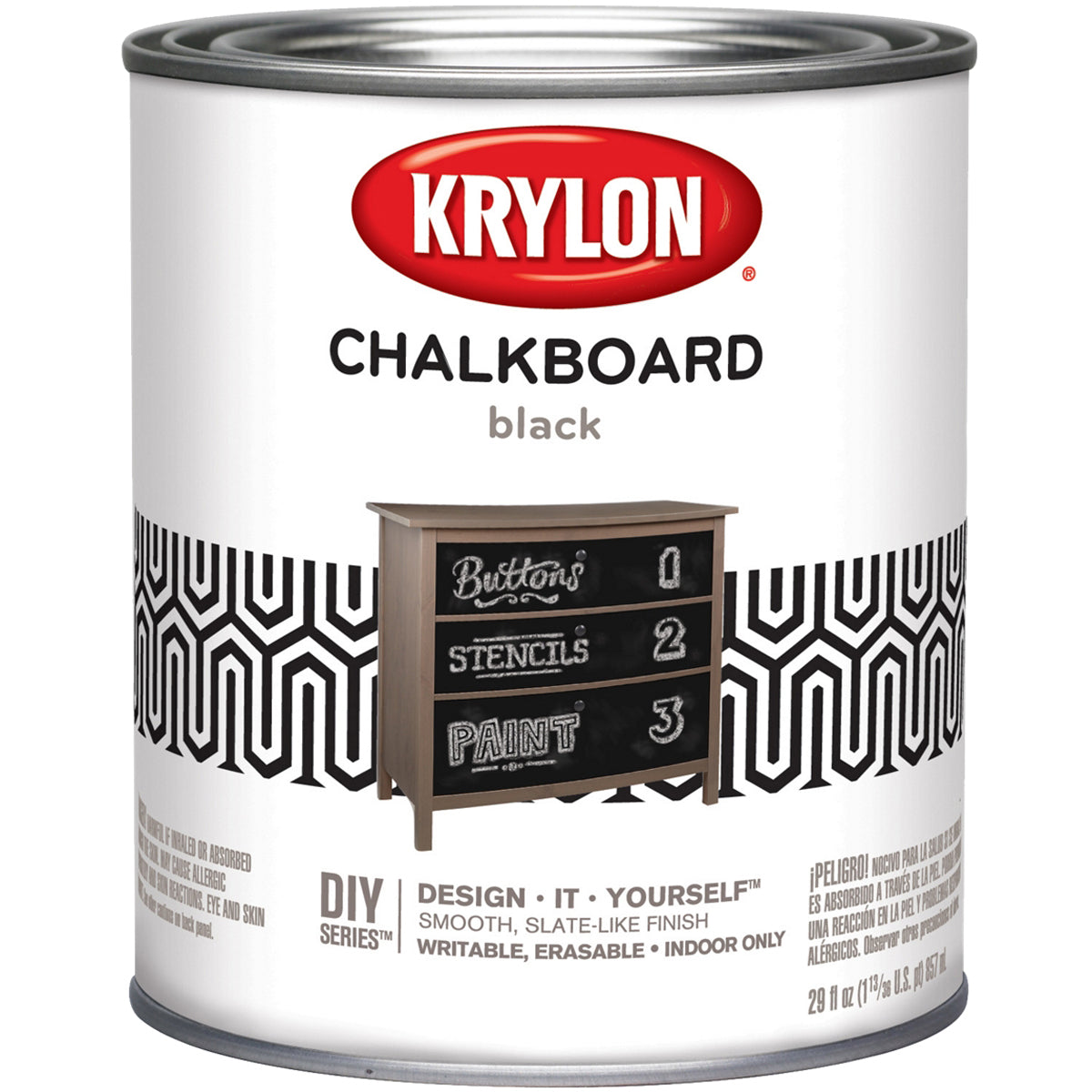 Chalkboard Paint Quart-Black FOB: MI