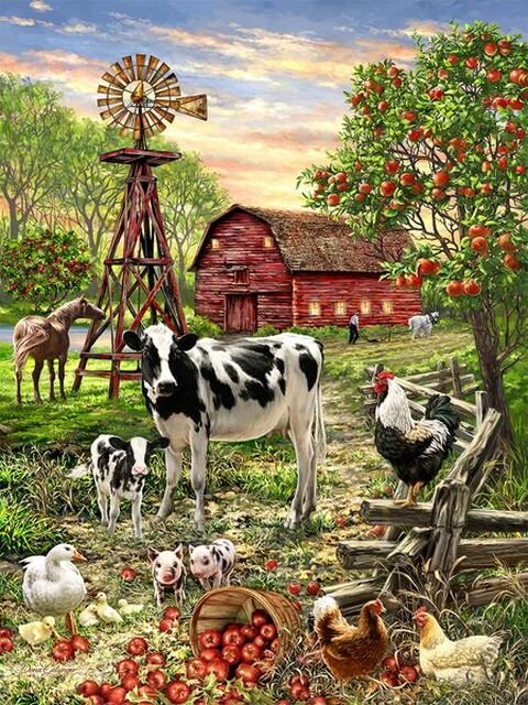 Barnyard Animals (36pc) Puzzles to Remember 36, 60 & 100 Pieces