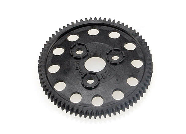 Spur gear 72-tooth (0.8 metric pitch compatible with 32-pitch)