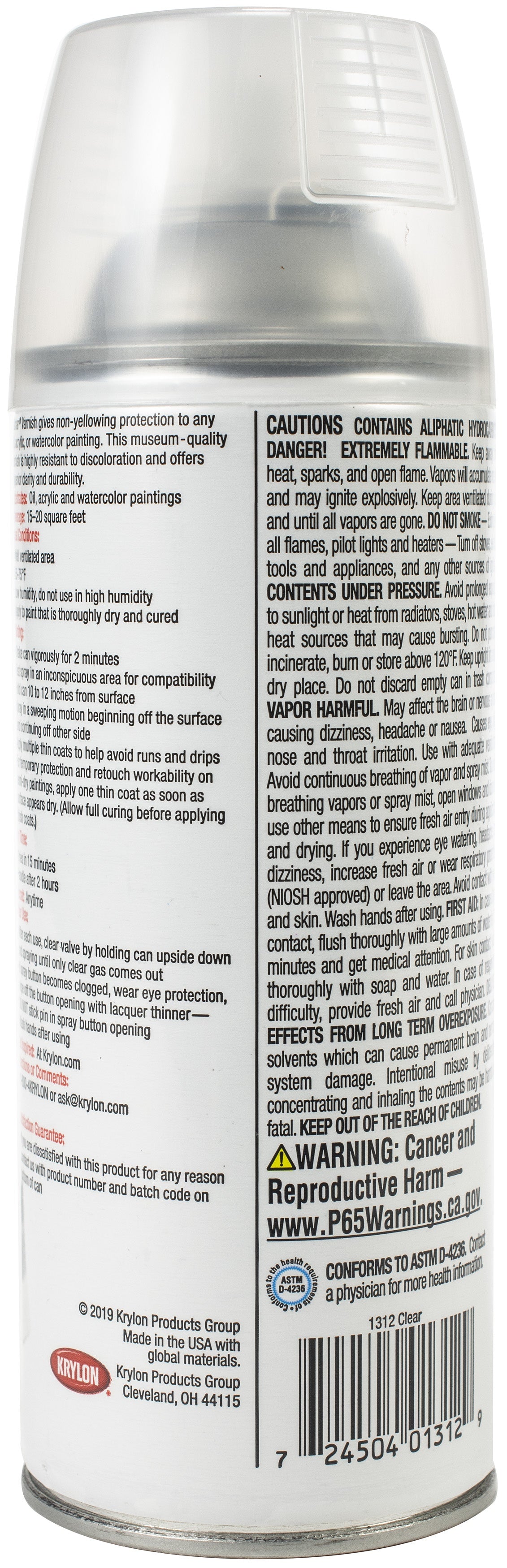 Kamar Varnish Aerosol Spray 11oz-