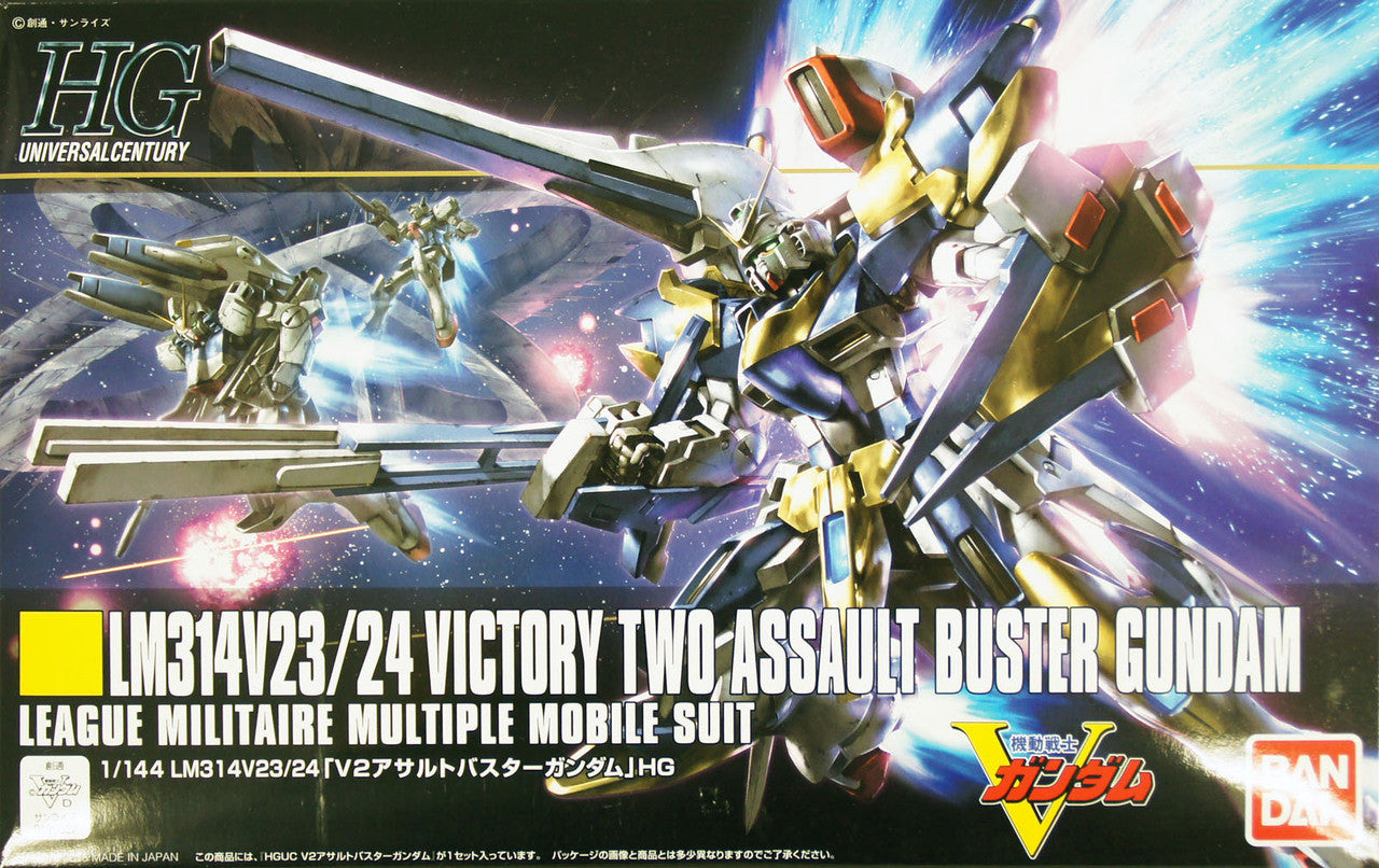 Bandai HGUC 1/144 #189 Victory Two Assault Buster Gundam "Victory Gundam" Plastic Model Kit