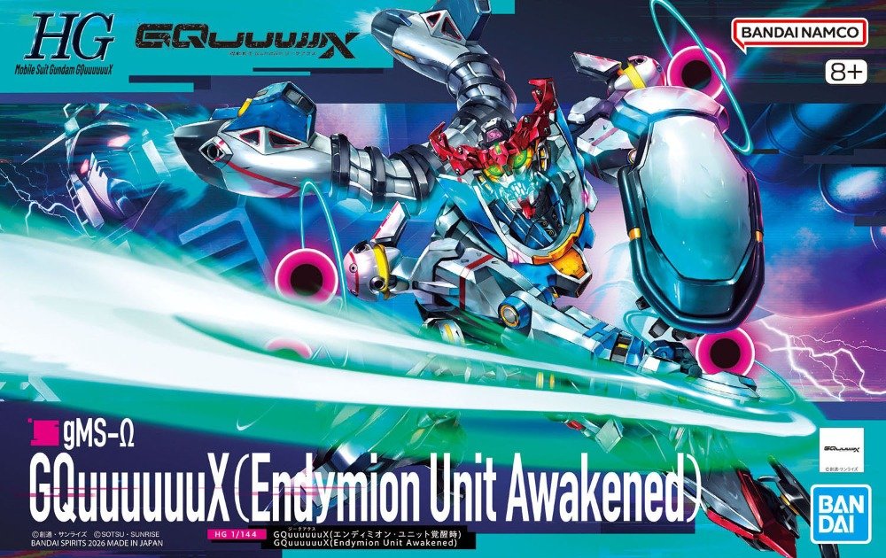 1/144 HG GQuuuuuu Series: #13 gMS GQuuuuuu Endymion Unit Awakened Mobile Gundam Suit *