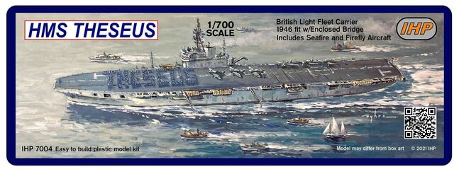 1:700 HMS THESEUS 1946
