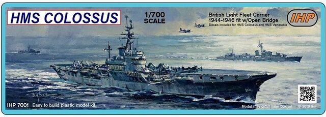 1:700 HMS COLOSSUS 1945