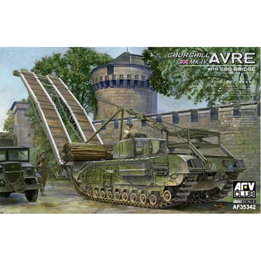 Churchill Mk.IV AVRE with SBG Bridge AFV Club | No. AF35342 | 1:35