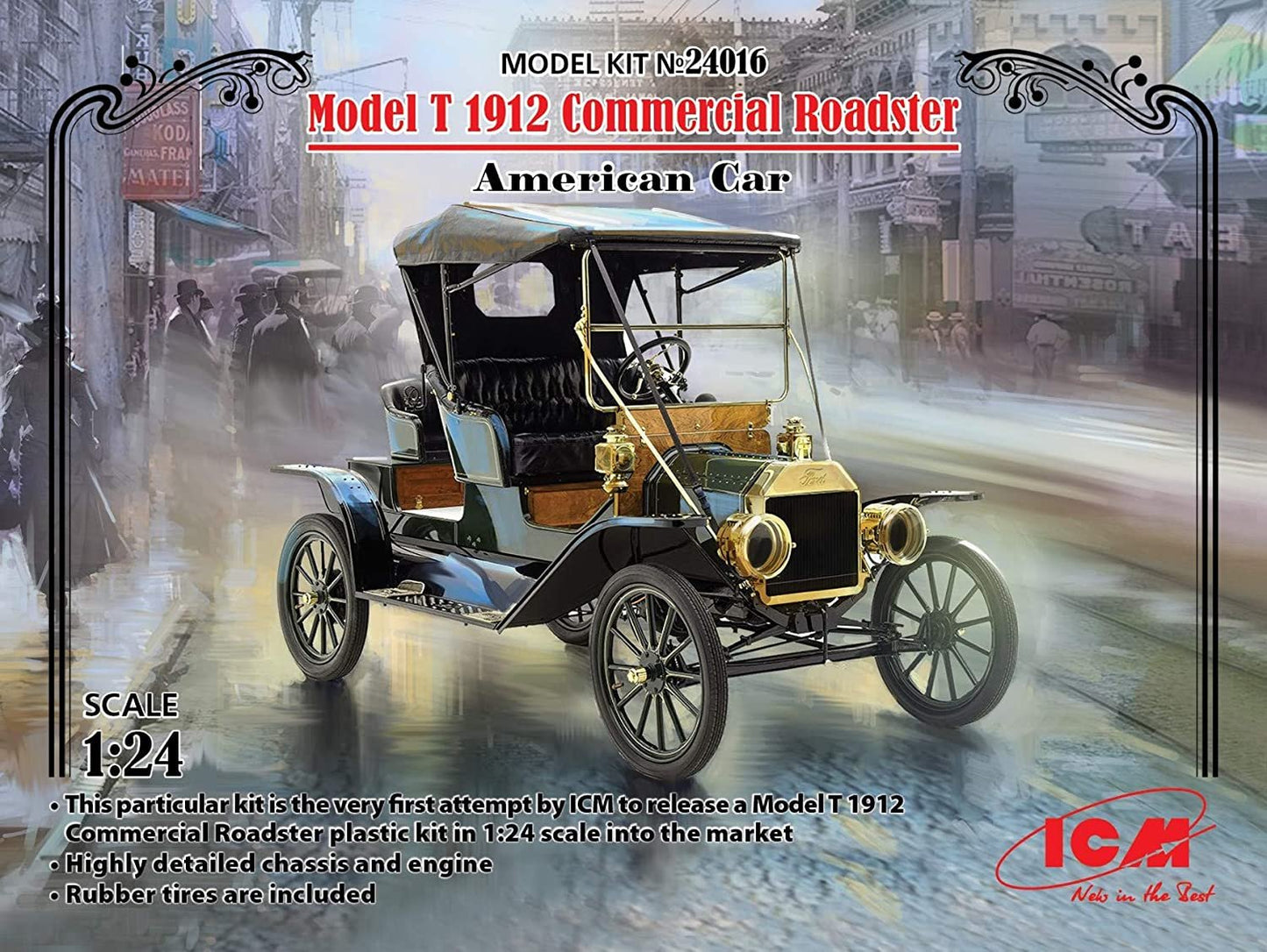 American Model T 1912 Roadster 1:24