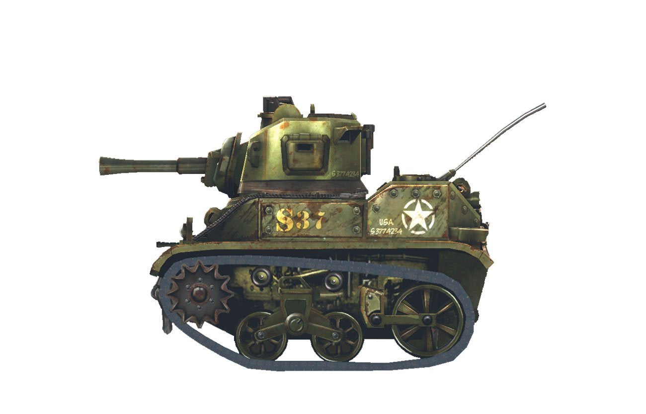M5 Stuart US Light Tank Toons