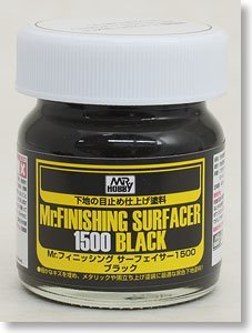 Gunze-Sangyo Mr. Finish Surfacer 1500 Black Paint Bottle