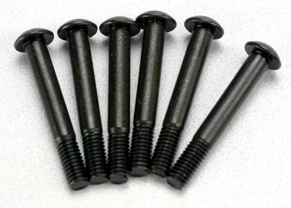 Screws 3x21mm button-head machine (hex drive) (partially threaded Revo brake bolts) (6)