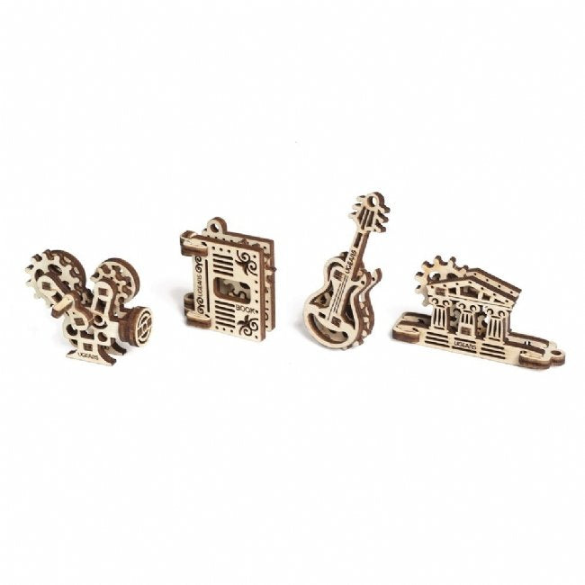 U-Fidget Gearsmas Wood 3D Model Set (4)