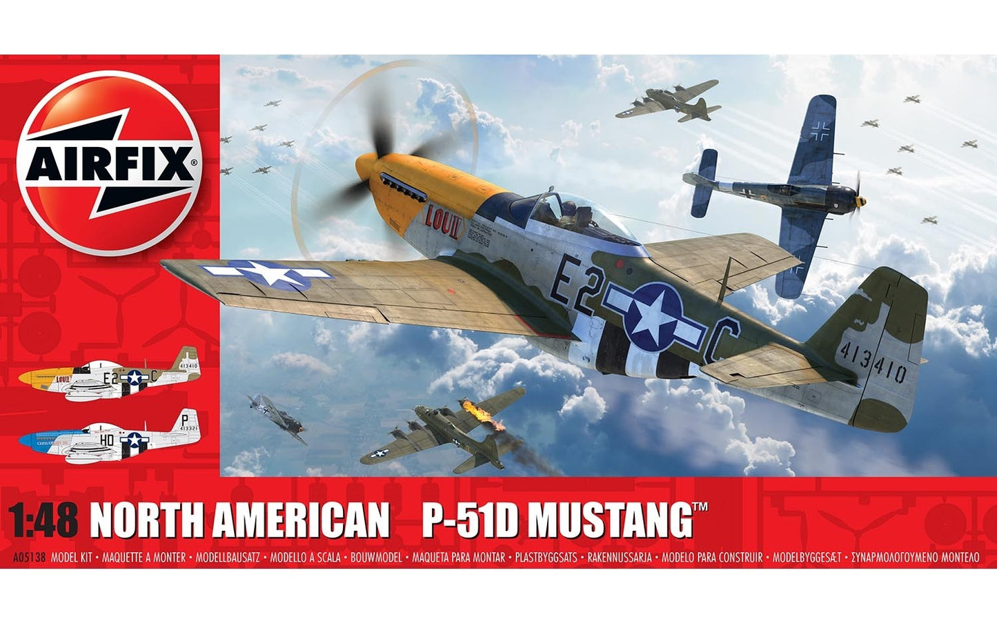 N.A. P51-D Mustang 1:48 Filletless Tails