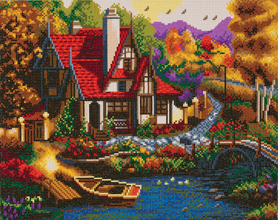 CA Mounted Kit (Lg): Riverside Cottage