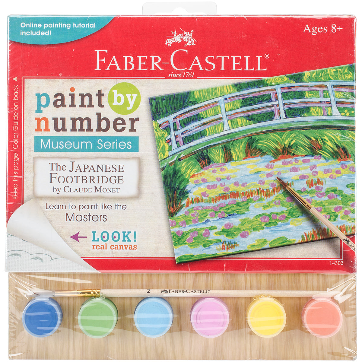 Museum Series Paint By Number Kit 6"X8"-The Japanese Footbridge