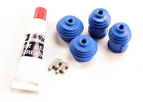 Rebuild kit (for Revo/Maxx steel constant-velocity driveshafts) (includes pins dustboots & lube for 2 driveshafts assemblies)