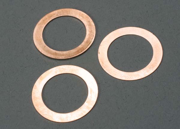 Gaskets cooling head: 0.15 0.25 0.35mm (1 each) (TRX 2.5 2.5R)