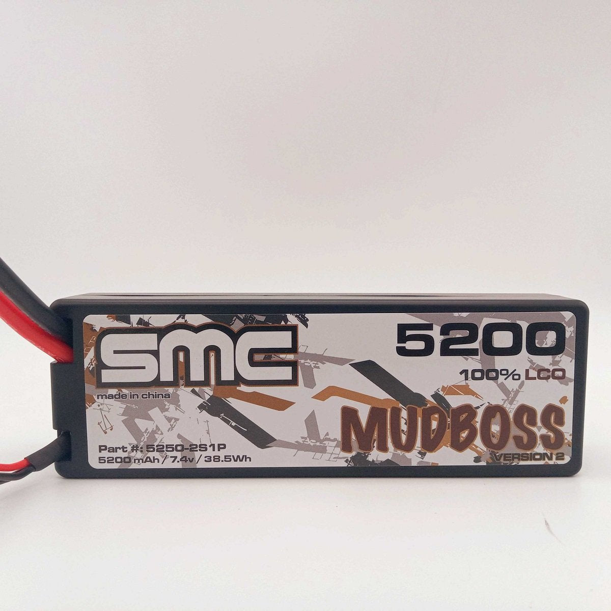 Mudboss 7.4V 5200mAh 50C Hardcase - Traxxas First Gen Compatible with ID Connector