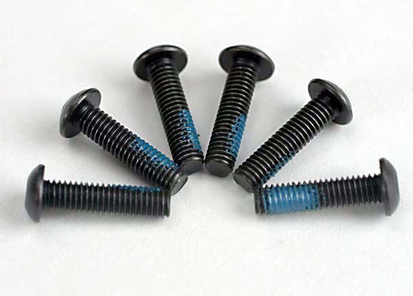 Screws 3x12mm button-head machine (6) (starter attachment screws with threadlock)
