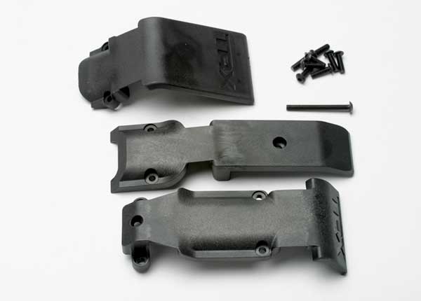 Skid plate set front (2 pieces plastic)/ skid plate rear (1 piece plastic)