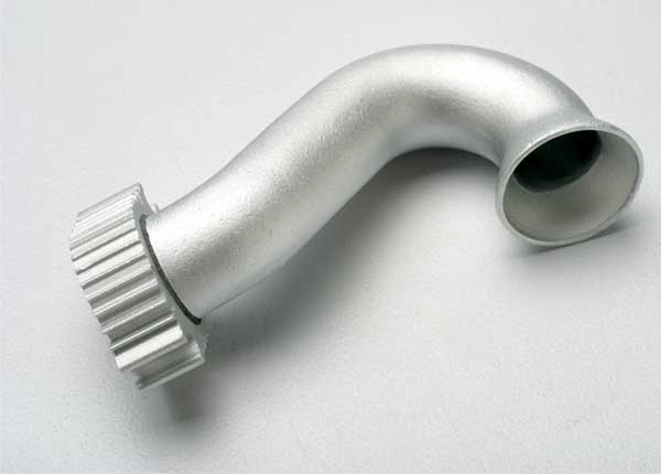 Header exhaust (tubular aluminum silver-anodized) (TRX 2.5 2.5R 3.3)