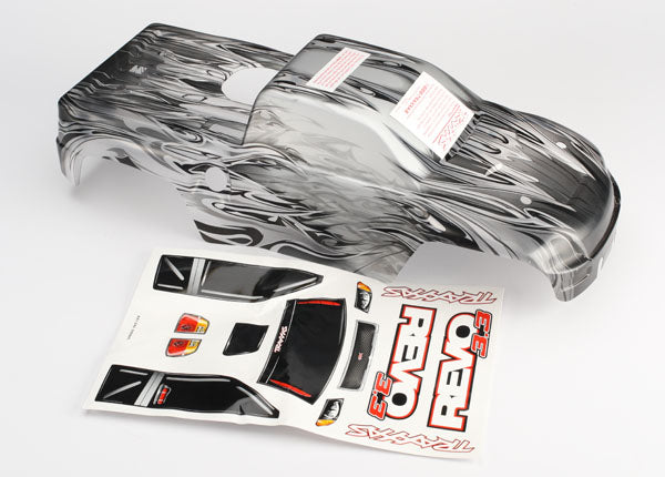 Body Revo 3.3 ProGraphix (replacement for painted body. Graphics are printed requires paint & final color application)/decal sheet