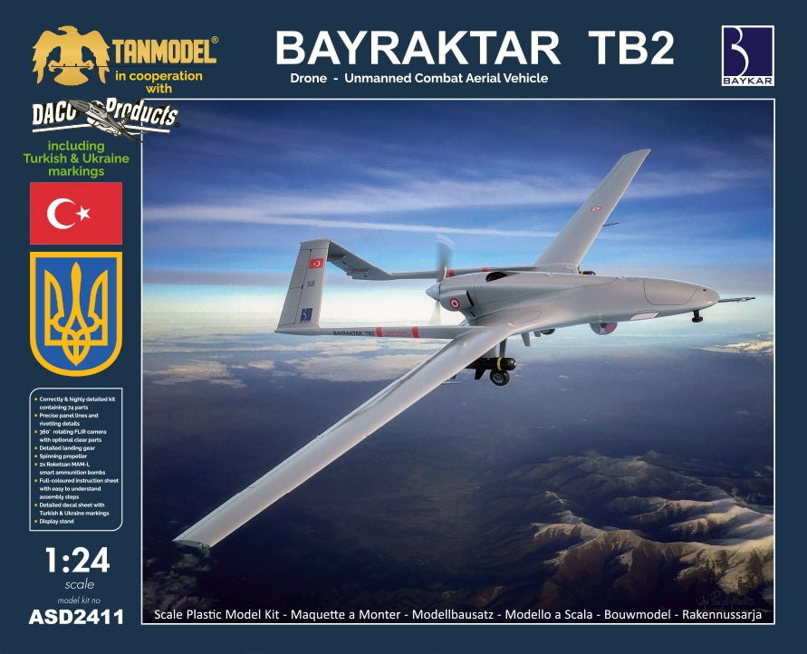 Bayraktar TB2 Daco Products | No. ASD2411 | 1:24
