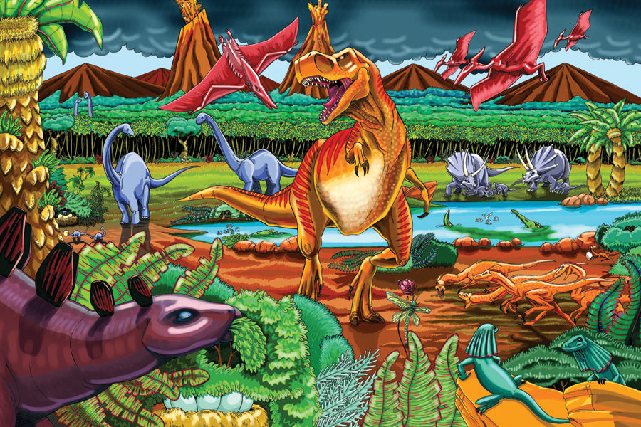 Dinosaur Volcano