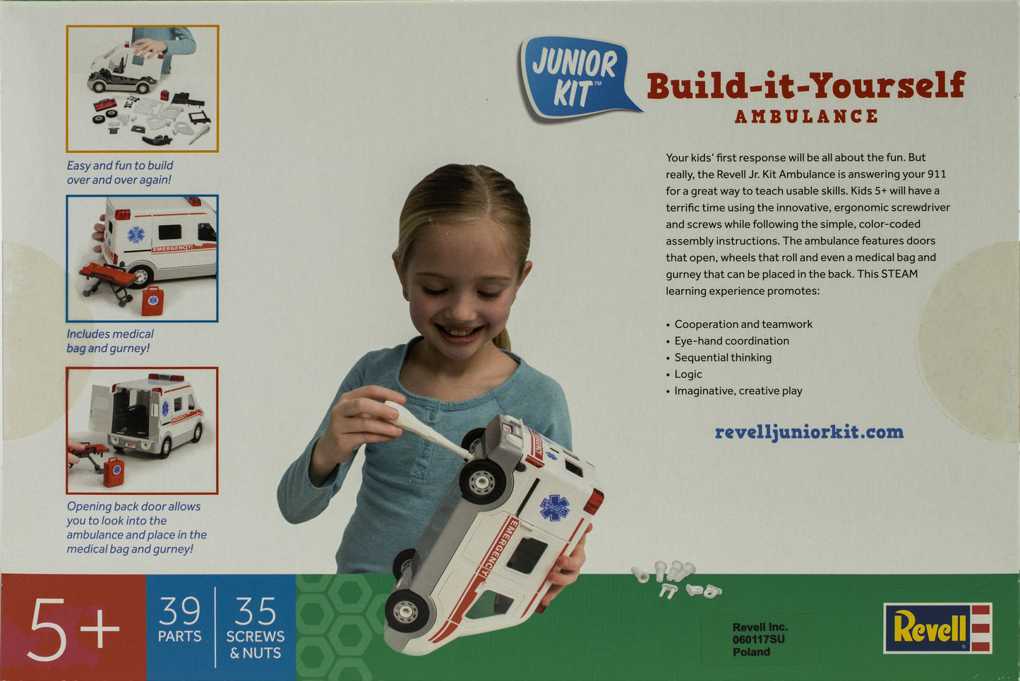 Junior Plastic Model Kit-Ambulance