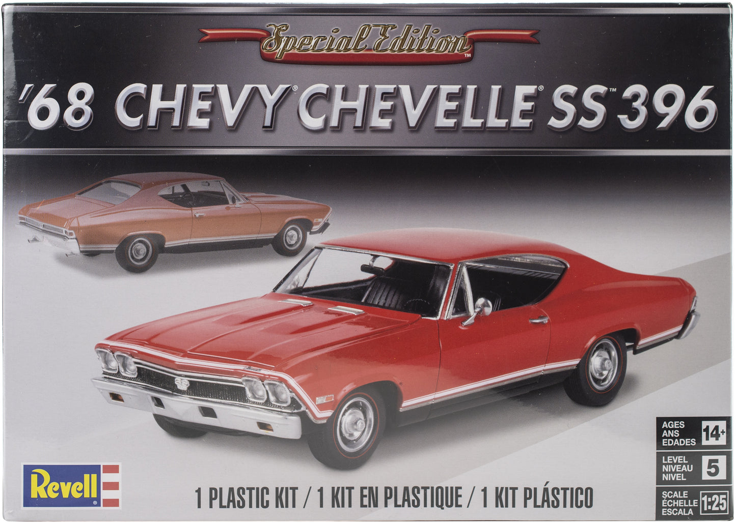 Plastic Model Kit-'68 Chevelle SS 396 1:25