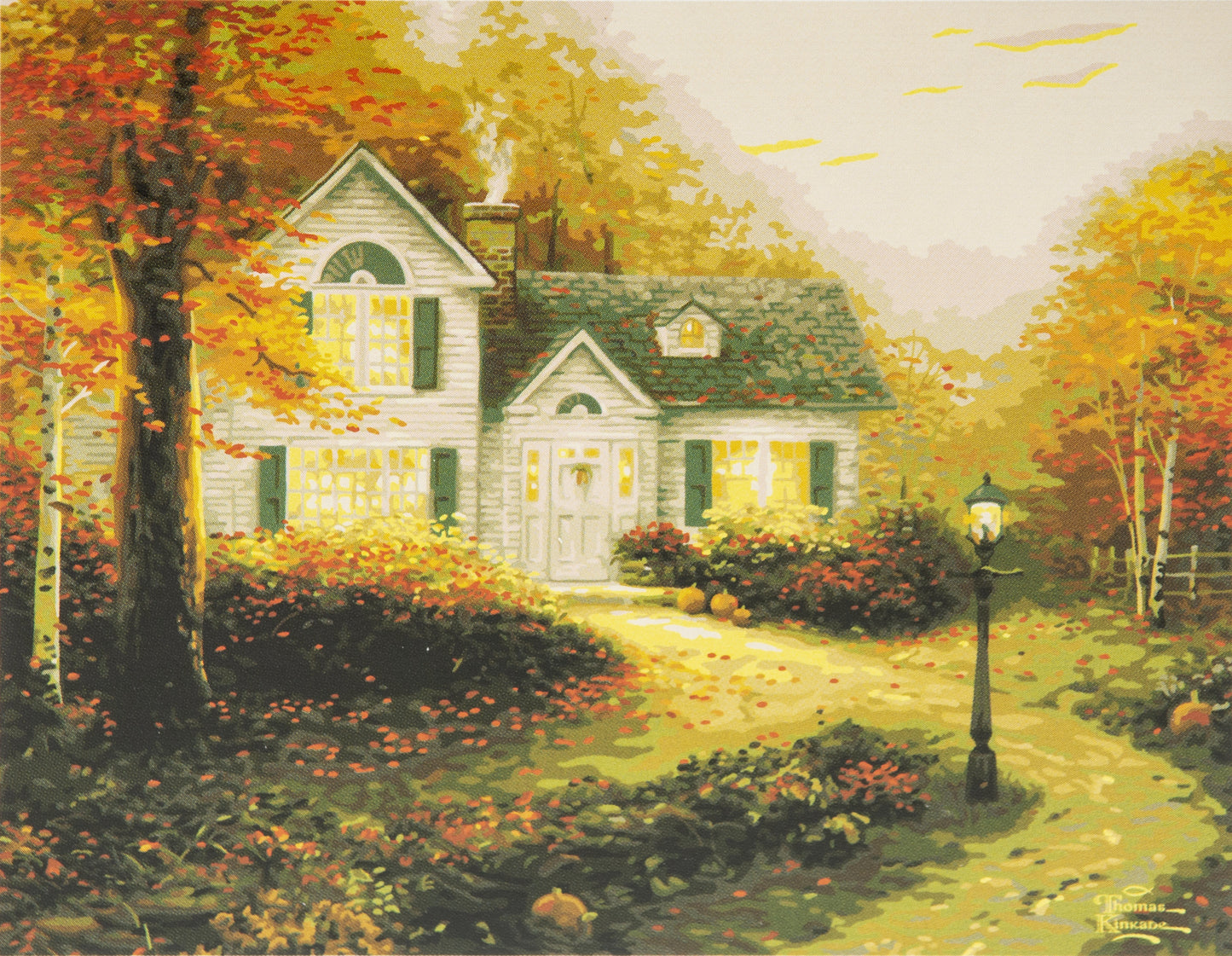 Thomas Kinkade Paint By Number Kits 16"X20"-The Blessings Of Autumn