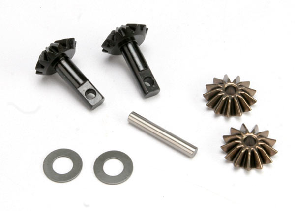 Gear set differential (output gears (2)/ spider gears (2)/ spider gear shaft)