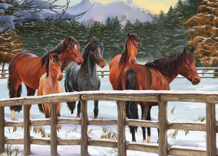 Snowy Pasture (tray)