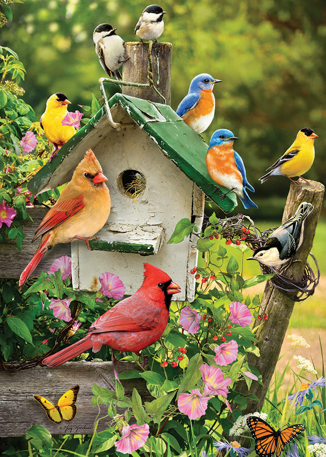 Singing Around the Birdhouse (tray)
