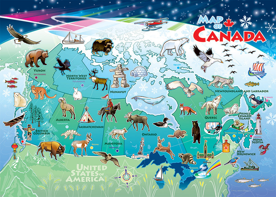 Canada Map (tray)