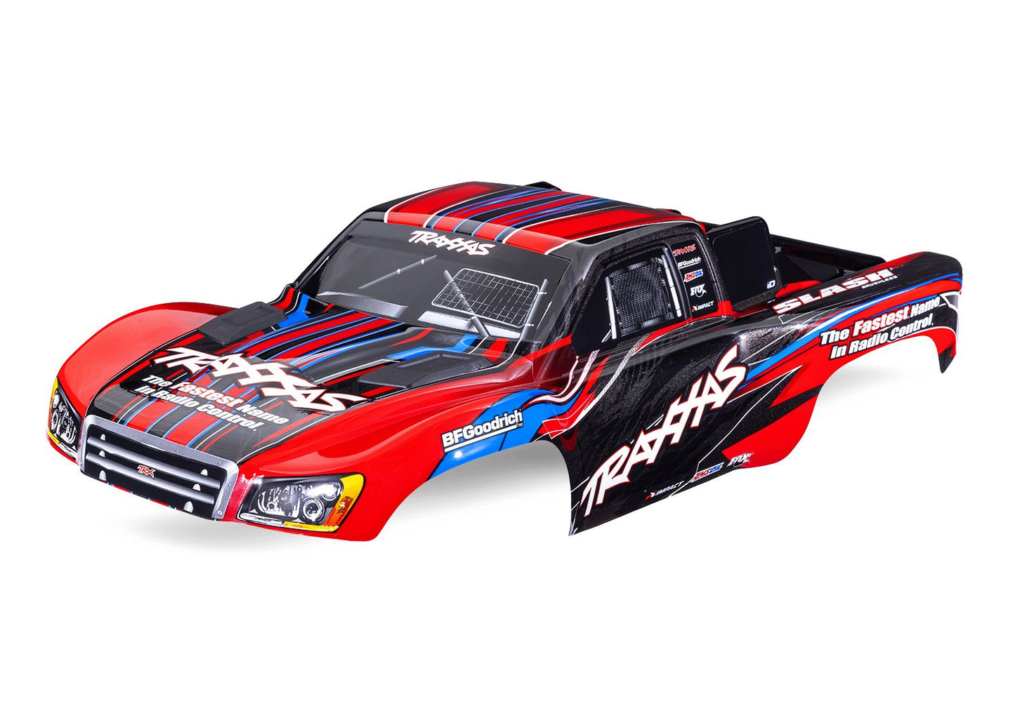 BODY SLASH 2WD RED CLIPLESS