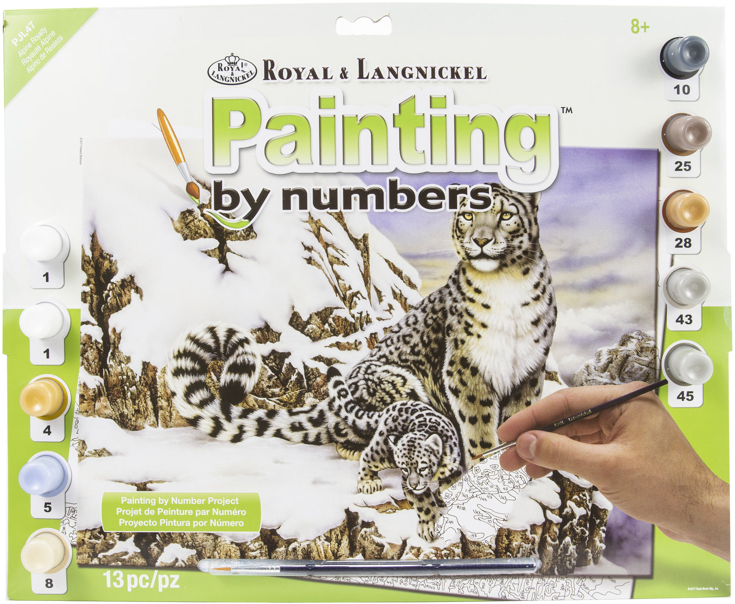 Junior Large Paint By Number Kit 15.25"X11.25"-Alpine Royalty