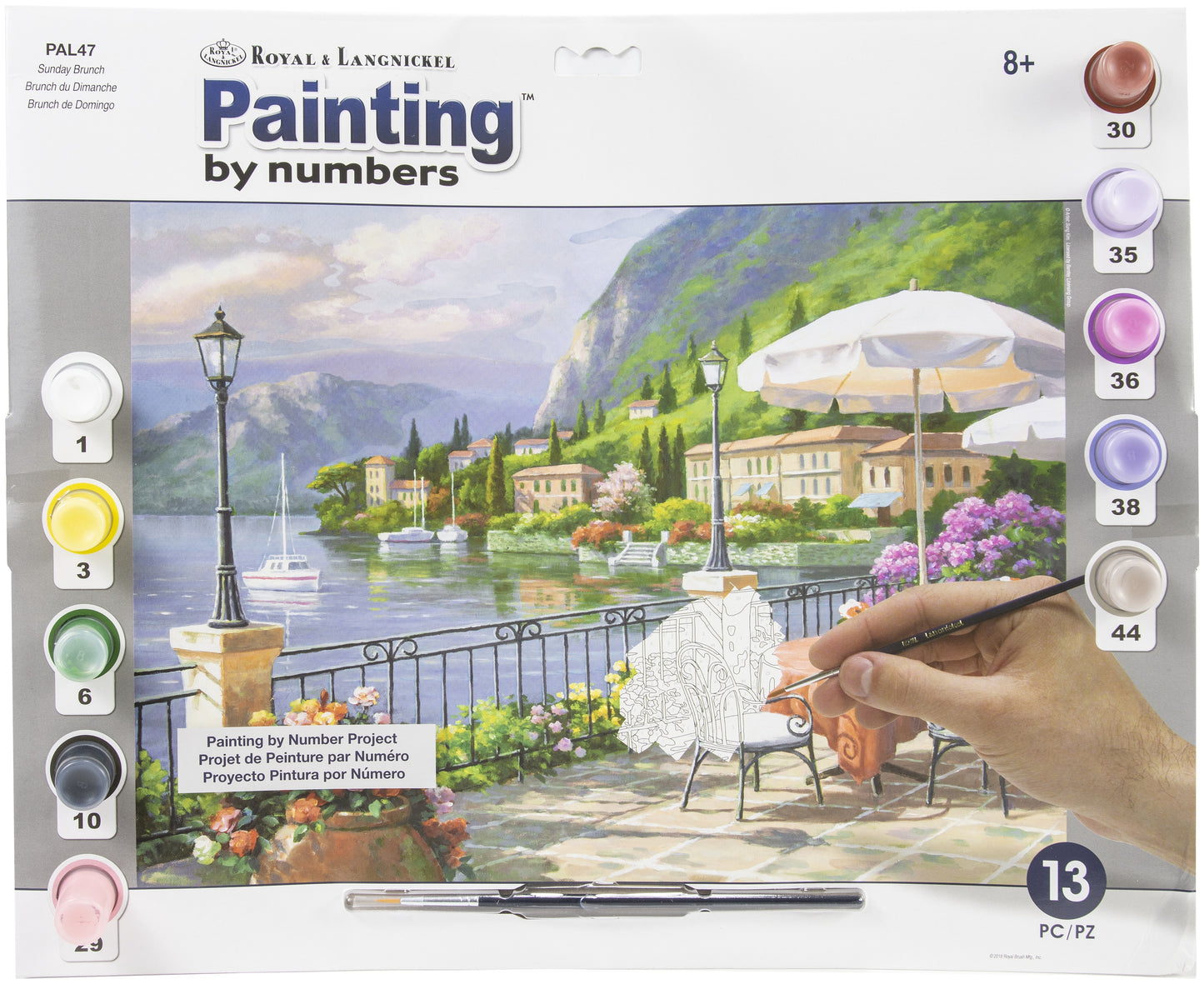 Paint By Number Kit 15.375"X11.25"-Sunday Brunch