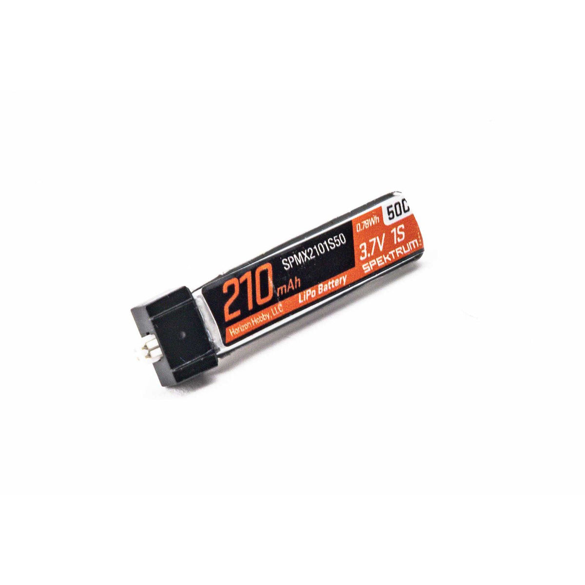 3.7V 210mAh 1S 50C LiPo Battery: JST PH1.25 Connector