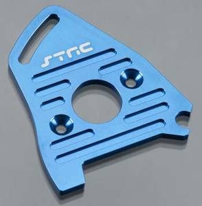 CNC MACHINED HEAT SINK MOTOR PLATE (BLUE) FOR SLASH 4X4 LCG