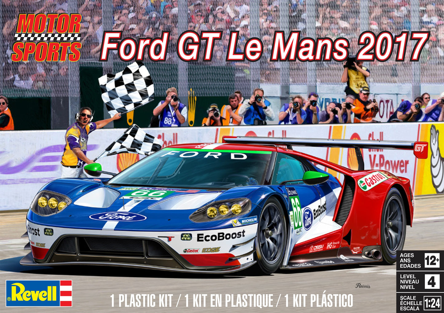 Plastic Model Kit-Ford GT Le Mans 1:24