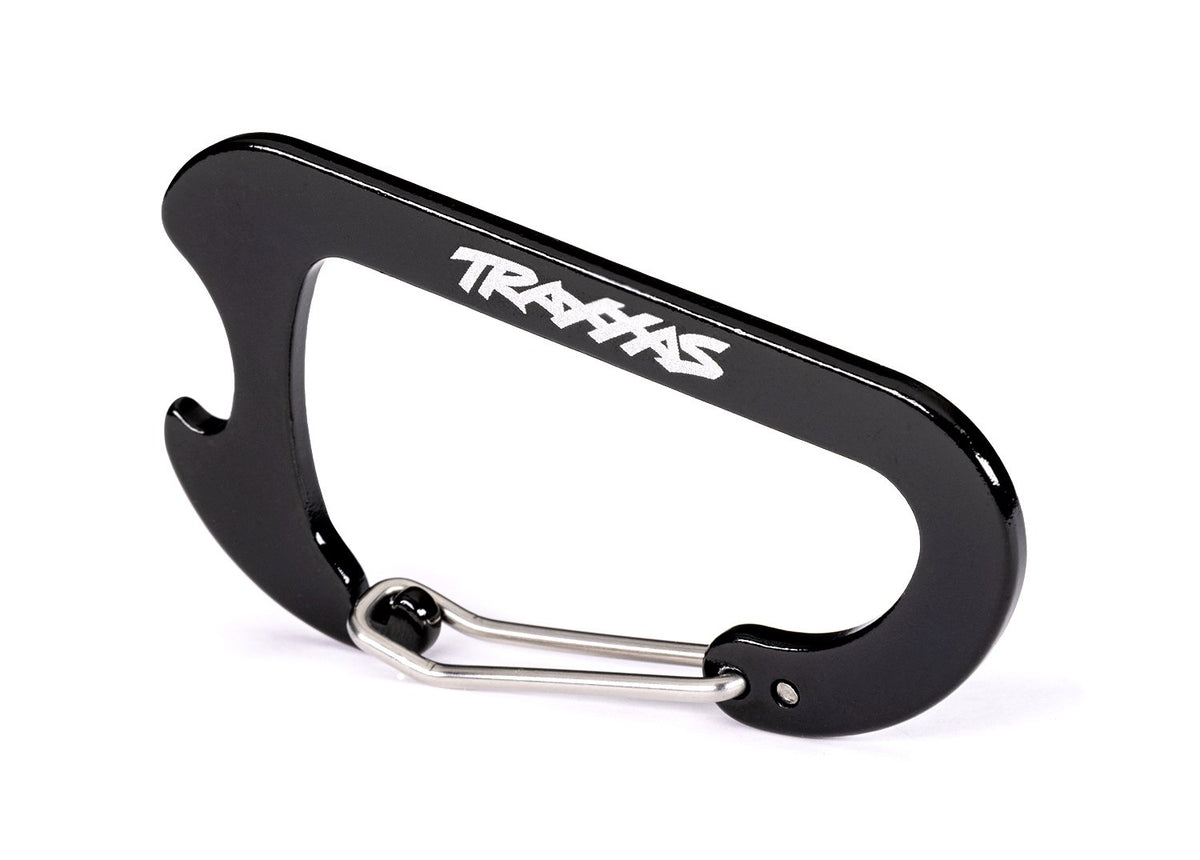 Carabiner: Traxxas - Black with Bottle Opener