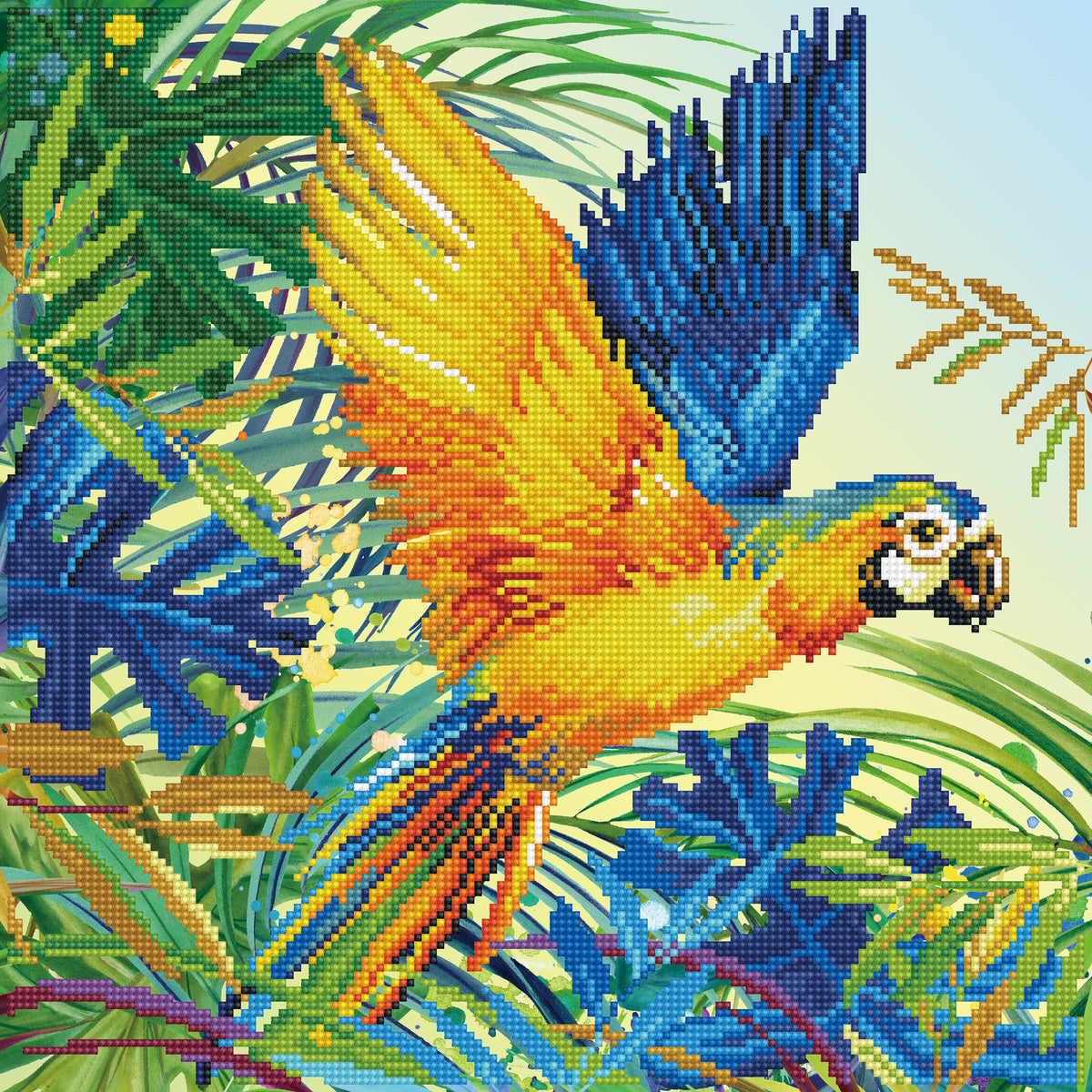 Diamond Dotz Diamond Embroidery Facet Art Kit 16"X16"-Tropical Majesty