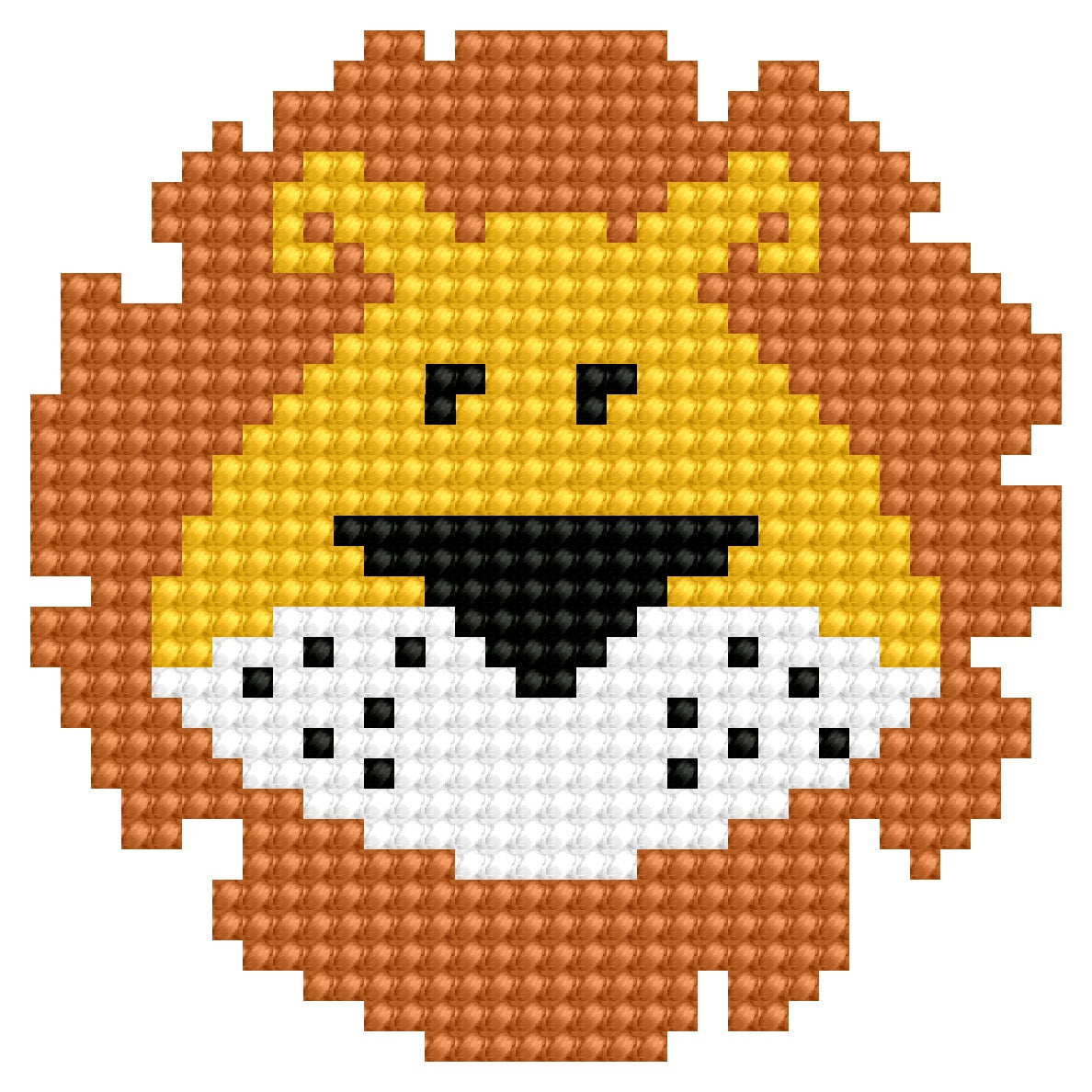 Diamond Dotz Diamond Embroidery Facet Art Kit 3"X3"-Lion
