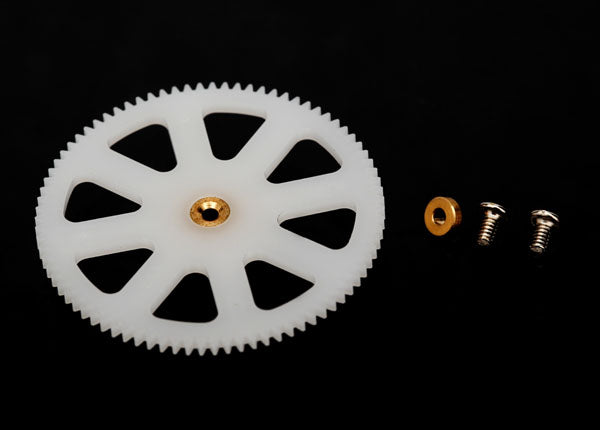Main gear lower (1) (for inner main shaft)/ bushing (1)/ screws (2)