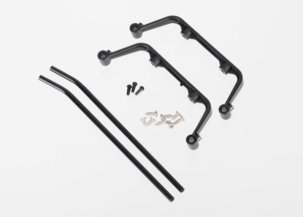 Landing skid set (black-anodized)/ screws (4) (assembled)