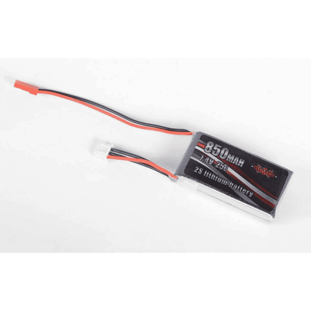 7.4V 850mAh 2S LiPo Battery w/ Balance Plug