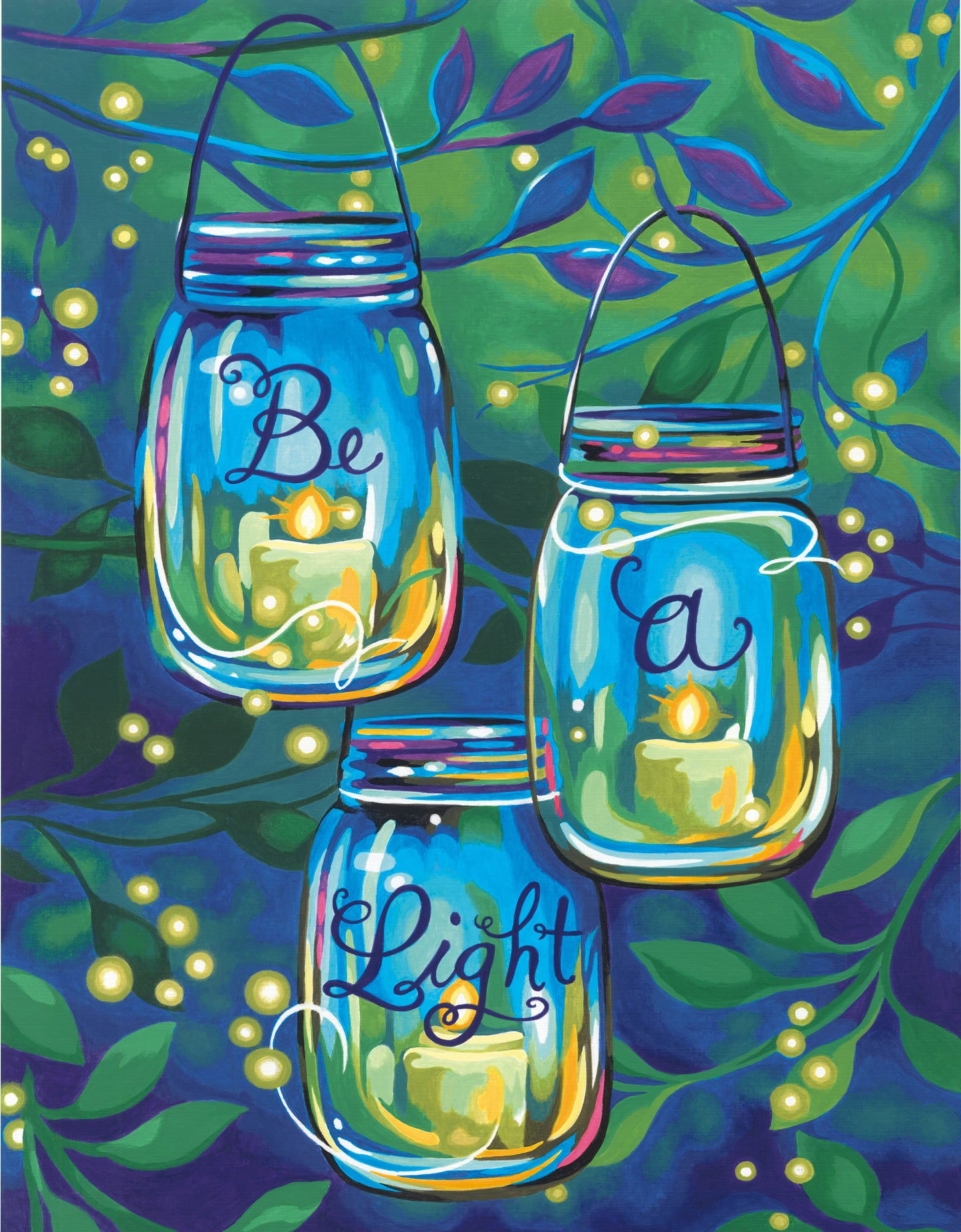 Paint Works Paint By Number Kit 11"X14"-Be A Light