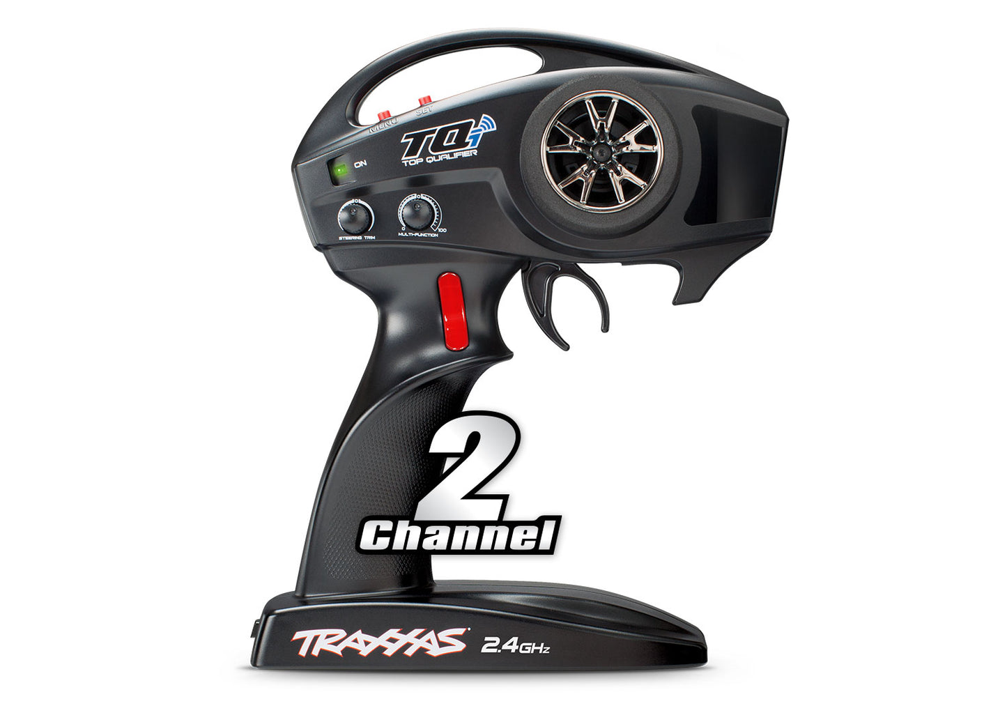 2-Channel TQi 2.4 GHz Transmitter with brake button