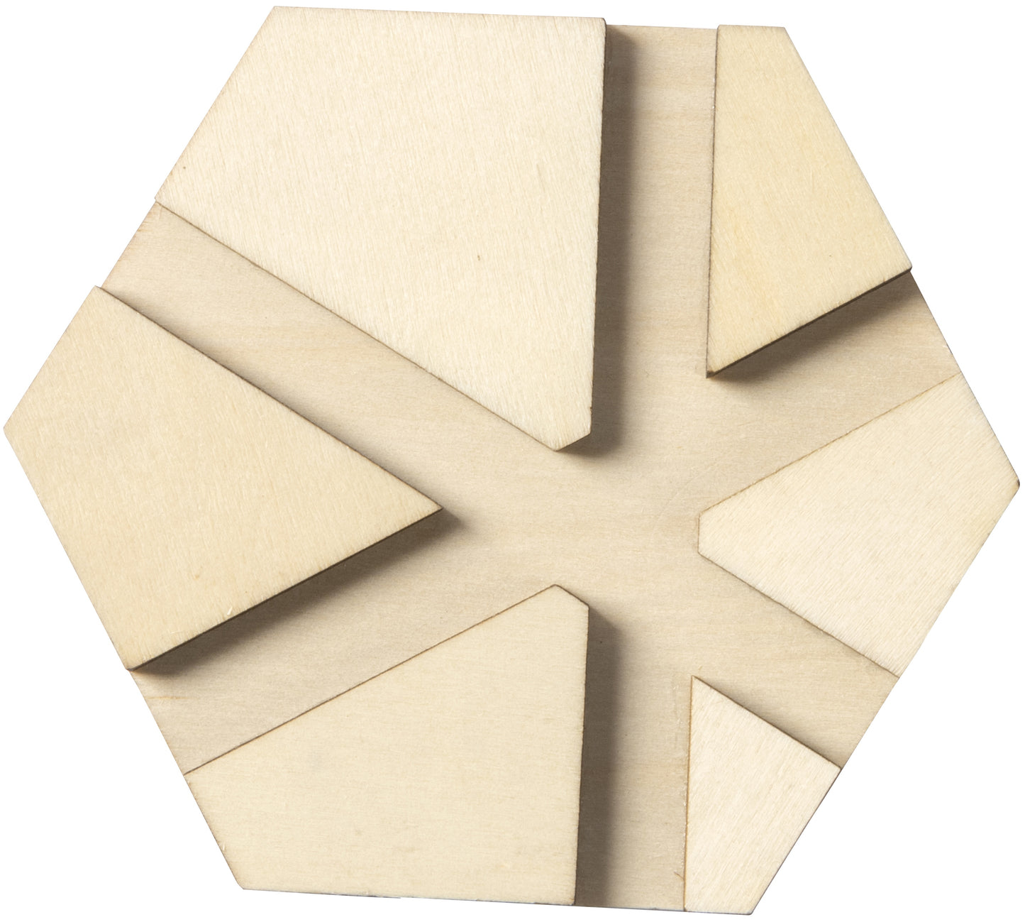 Plaid Mod Podge Hex River Pouring Coasters 5/Pkg-4"X4"X.0125"